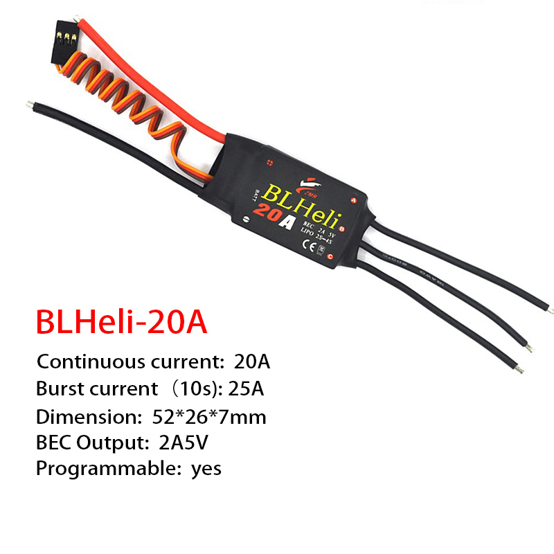1-3 buah Brushless ESC BLHeli  - Fpv Drone Quadcopter ulasan dan harga